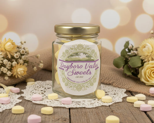 Conversation Hearts - Banana