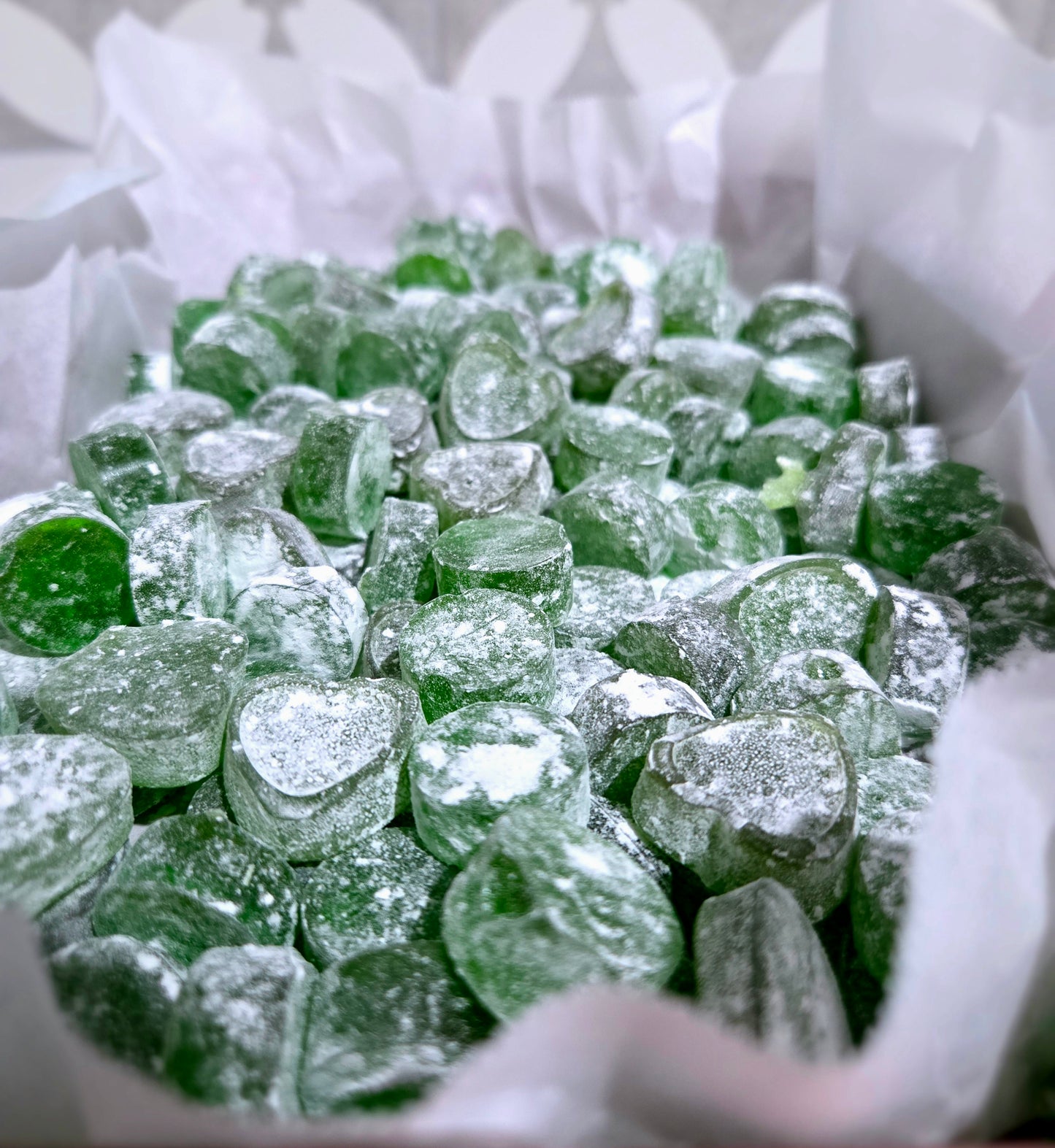 Lime boiled sweets